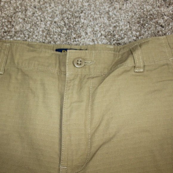 Polo Ralph Lauren Khaki Tan Cargo Shorts Chino Youth Boys Size 18 NWT - Picture 3 of 8